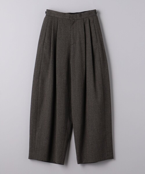 SACRA＞ツイード タック ワイドパンツ（スラックス）｜SACRA（サクラ  