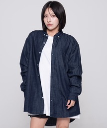 『OY/オーワイ』 WASHED DENIM SHIRTS/ウォッシュド デニムシャツ