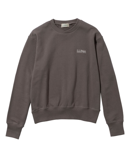 L.L.Bean（エルエルビーン）の「【JAPAN EDITION】スミスフィールド・クルーネック・スウェットシャツ（スウェット・レディース・タン/ライトグレー/グリーン系/パープル・MEDIUM）」の3枚目の写真