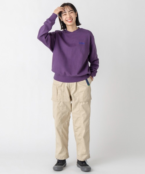 L.L.Bean（エルエルビーン）の「【JAPAN EDITION】スミスフィールド・クルーネック・スウェットシャツ（スウェット・レディース・タン/ライトグレー/グリーン系/パープル・MEDIUM）」の16枚目の写真