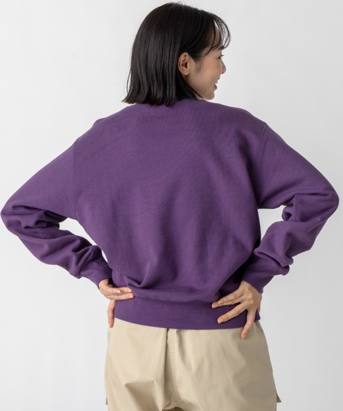 L.L.Bean（エルエルビーン）の「【JAPAN EDITION】スミスフィールド・クルーネック・スウェットシャツ（スウェット・レディース・タン/ライトグレー/グリーン系/パープル・MEDIUM）」の14枚目の写真