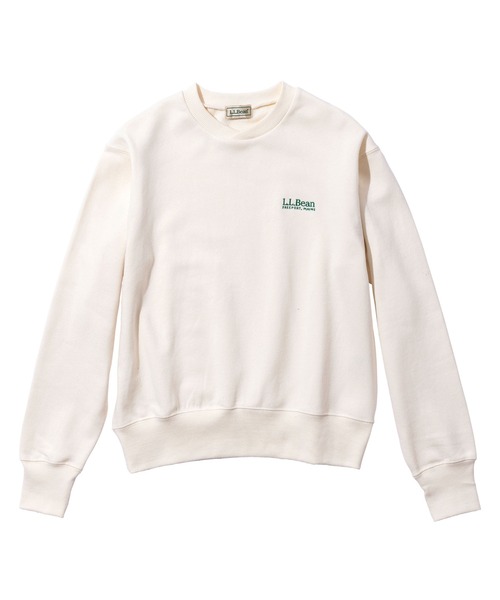 L.L.Bean（エルエルビーン）の「【JAPAN EDITION】スミスフィールド・クルーネック・スウェットシャツ（スウェット・レディース・タン/ライトグレー/グリーン系/パープル・MEDIUM）」の5枚目の写真