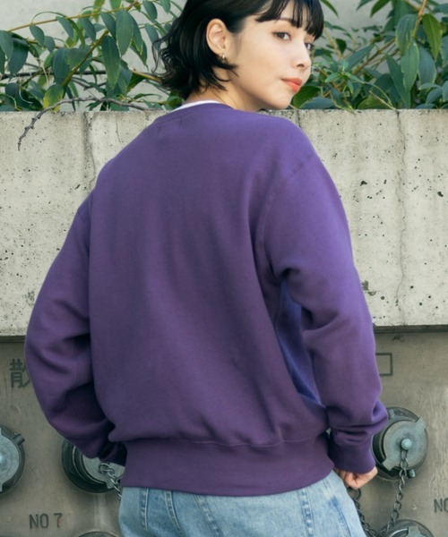 L.L.Bean（エルエルビーン）の「【JAPAN EDITION】スミスフィールド・クルーネック・スウェットシャツ（スウェット・レディース・タン/ライトグレー/グリーン系/パープル・MEDIUM）」の20枚目の写真