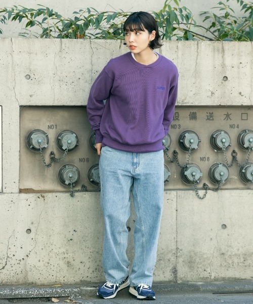 L.L.Bean（エルエルビーン）の「【JAPAN EDITION】スミスフィールド・クルーネック・スウェットシャツ（スウェット・レディース・タン/ライトグレー/グリーン系/パープル・MEDIUM）」の21枚目の写真