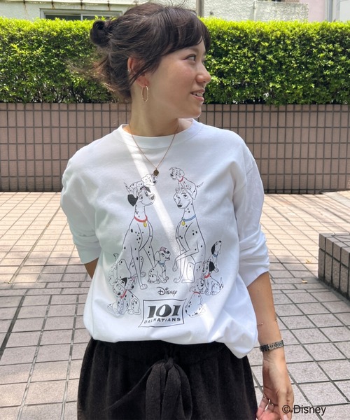 GOOD ROCK SPEED(グッドロックスピード)の「【GOOD ROCK SPEED / グッドロックスピード】プリントロンT / Disney /ディズニー / キャラクターTシャツ(Tシャツ/カットソー・レディース・ホワイト系その他2/ホワイト系その他・M)」の9枚目の写真