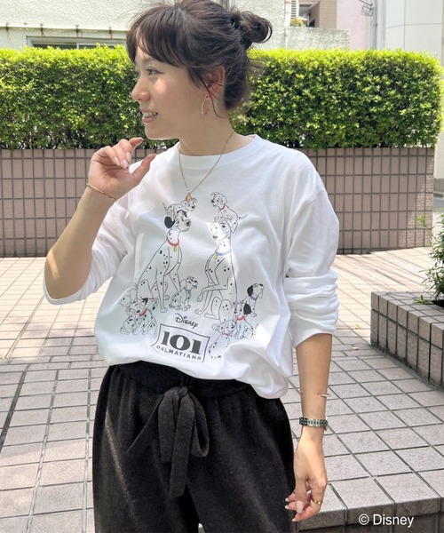 GOOD ROCK SPEED(グッドロックスピード)の「【GOOD ROCK SPEED / グッドロックスピード】プリントロンT / Disney /ディズニー / キャラクターTシャツ(Tシャツ/カットソー・レディース・ホワイト系その他2/ホワイト系その他・M)」の10枚目の写真