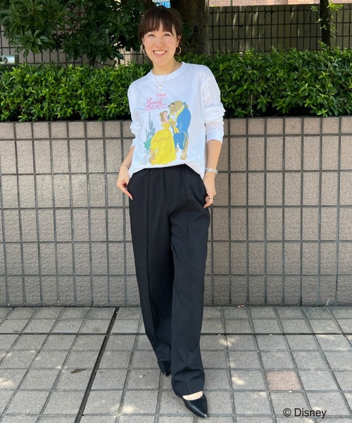 GOOD ROCK SPEED(グッドロックスピード)の「【GOOD ROCK SPEED / グッドロックスピード】プリントロンT / Disney /ディズニー / キャラクターTシャツ(Tシャツ/カットソー・レディース・ホワイト系その他2/ホワイト系その他・M)」の7枚目の写真