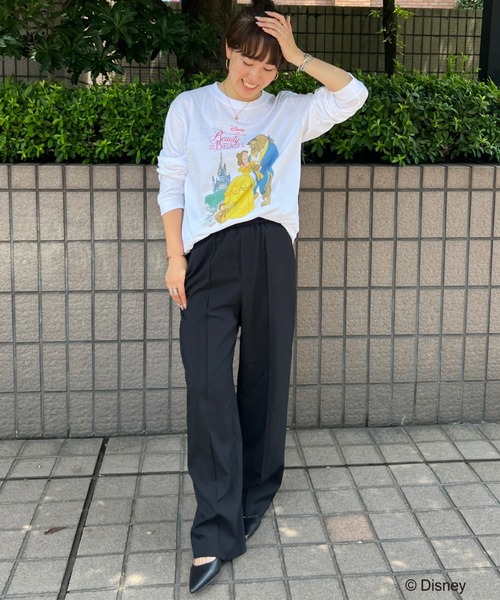 GOOD ROCK SPEED(グッドロックスピード)の「【GOOD ROCK SPEED / グッドロックスピード】プリントロンT / Disney /ディズニー / キャラクターTシャツ(Tシャツ/カットソー・レディース・ホワイト系その他2/ホワイト系その他・M)」の8枚目の写真