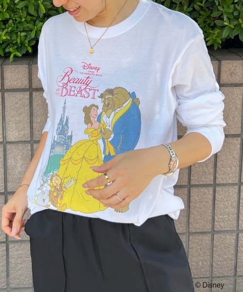 GOOD ROCK SPEED(グッドロックスピード)の「【GOOD ROCK SPEED / グッドロックスピード】プリントロンT / Disney /ディズニー / キャラクターTシャツ(Tシャツ/カットソー・レディース・ホワイト系その他2/ホワイト系その他・M)」の3枚目の写真