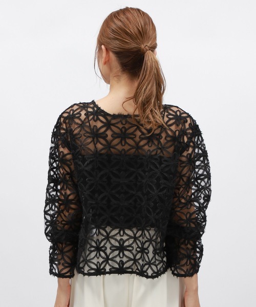 LAKOLE（ラコレ）の「2WAYバテンレースブラウス / 142986（シャツ/ブラウス・レディース・アイボリー/ブラック・FREE）」の18枚目の写真