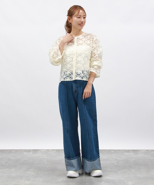 LAKOLE（ラコレ）の「2WAYバテンレースブラウス / 142986（シャツ/ブラウス・レディース・アイボリー/ブラック・FREE）」の19枚目の写真