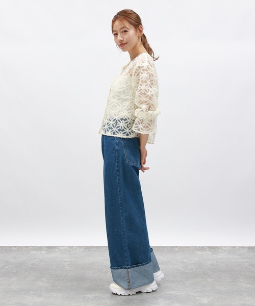 LAKOLE（ラコレ）の「2WAYバテンレースブラウス / 142986（シャツ/ブラウス・レディース・アイボリー/ブラック・FREE）」の20枚目の写真