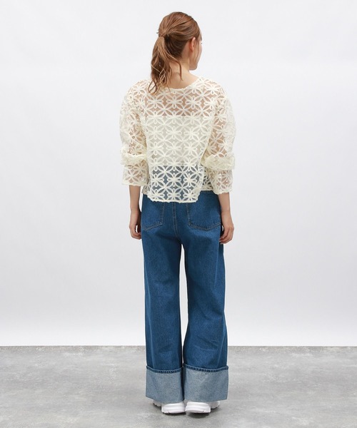 LAKOLE（ラコレ）の「2WAYバテンレースブラウス / 142986（シャツ/ブラウス・レディース・アイボリー/ブラック・FREE）」の21枚目の写真