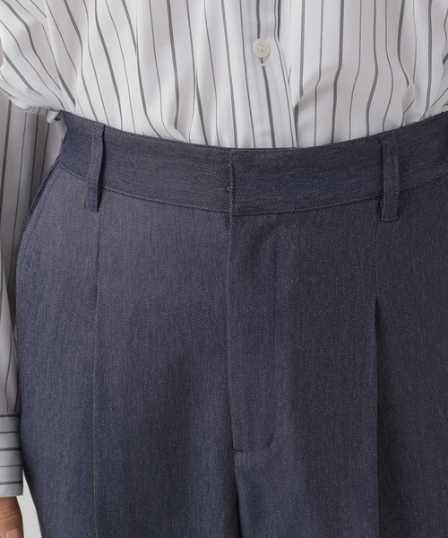 Elura（エルーラ）の「＜レギュラー／低身長サイズ＞大人デニムテーパードパンツ／143164（デニムパンツ・レディース・ネイビー・FREE(S)/LARGE/MEDIUM）」の9枚目の写真