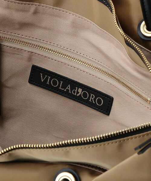 VIOLAd'ORO（ヴィオラドーロ）の「＜VIOLAd’ORO＞BIANCAトートバッグ ML -2WAY-（トートバッグ・レディース・モカ/ベージュ/ブラック/ダークブラウン/その他1/ダークグレー・FREE）」の11枚目の写真
