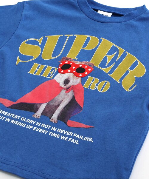 BREEZE（ブリーズ）の「【WEB限定】スーパーヒーロー 長袖Tシャツ（Tシャツ/カットソー・キッズ・オフホワイト/ブルー/チャコール・90/100/110/120/80/130/140）」の6枚目の写真