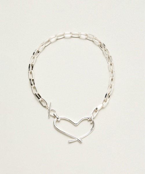 LAPUIS(ラピュイ)の「LAPUIS(ラピュイ)Big Heart choker(チョーカー・レディース・シルバー/マルチ・FREE)」の15枚目の写真