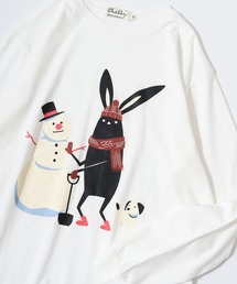 SHABBY　プリント長袖Tee unisex