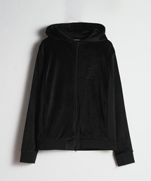 RATTLE TRAP | 両面ベロアジップアップパーカー(スタジャン)