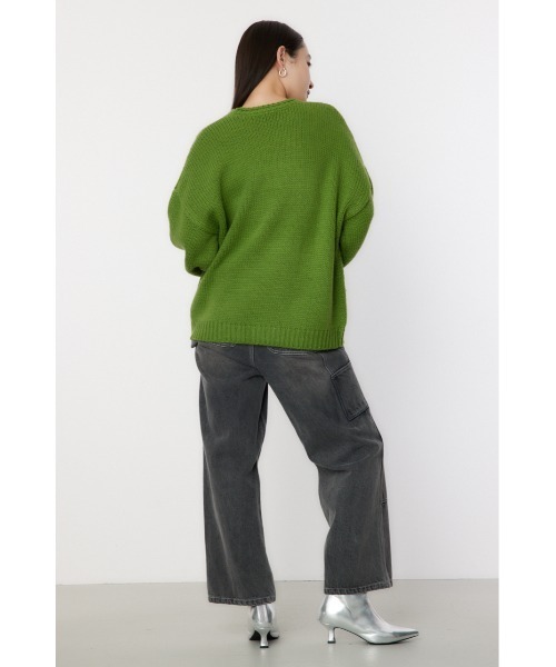ニット セーター Roughly knit トップス レディース RODEO CROWNS WIDE BOWL（ロデオクラウンズワイドボウル）の