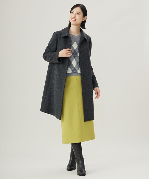 ショートビーバー ステンカラー コート（ステンカラーコート）｜J.PRESS（ジェイプレス）