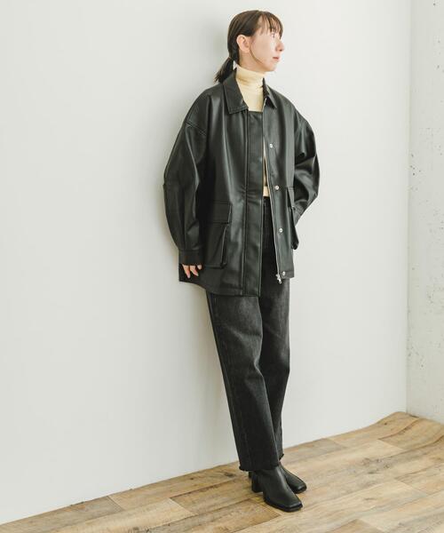 70▢＃Re:room フェイクレザーセットアップ TS0630-12 70▢＃Re:room フェイクレザーセットアップ TS0630-12 70▢＃Re:room