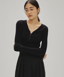 Henleyneck Knit Rompers