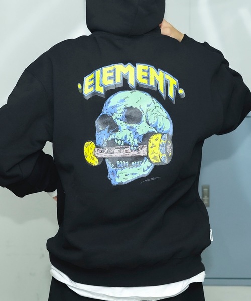 【セール】ELEMENT メンズ HRTN HOOD パーカー 【2024年秋冬モデル】/エレメントバックプリントプルオーバーパーカー（パーカー）｜ELEMENT（エレメント）