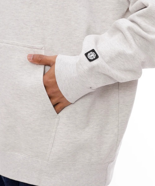 ELEMENT（エレメント）の「ELEMENT メンズ HRTN HOOD パーカー 【2024年秋冬モデル】/エレメントバックプリントプルオーバーパーカー（パーカー・メンズ・グレー/ライトグレー/ブラック・MEDIUM/LARGE/X-LARGE）」の14枚目の写真