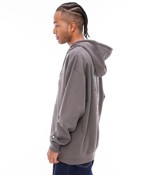 ELEMENT（エレメント）の「ELEMENT メンズ HRTN HOOD パーカー 【2024年秋冬モデル】/エレメントバックプリントプルオーバーパーカー（パーカー・メンズ・グレー/ライトグレー/ブラック・MEDIUM/LARGE/X-LARGE）」の19枚目の写真