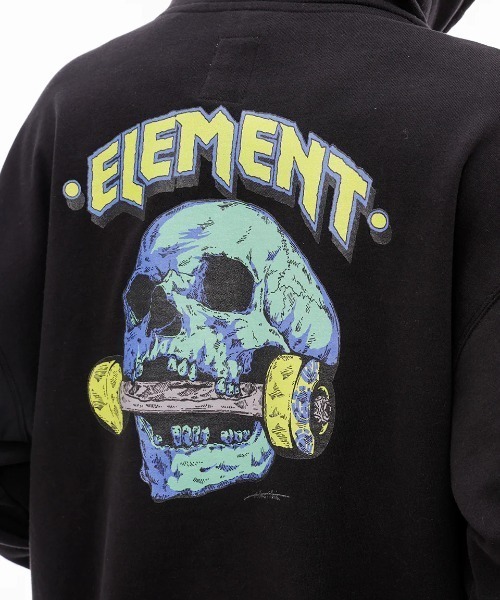 ELEMENT（エレメント）の「ELEMENT メンズ HRTN HOOD パーカー 【2024年秋冬モデル】/エレメントバックプリントプルオーバーパーカー（パーカー・メンズ・グレー/ライトグレー/ブラック・MEDIUM/LARGE/X-LARGE）」の10枚目の写真