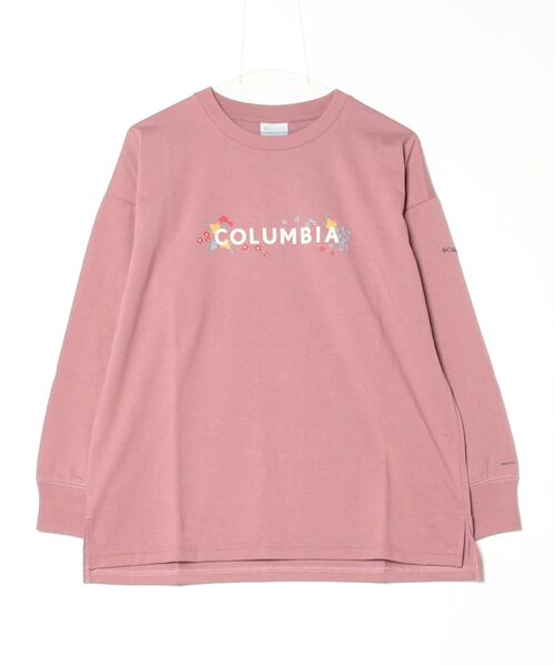Columbia(コロンビア)の「コロンビア ジプシーバードグラフィックロングスリーブクルー(Tシャツ/カットソー・レディース・グリーン/オフホワイト/スモークピンク・S/M/L/XL)」の3枚目の写真