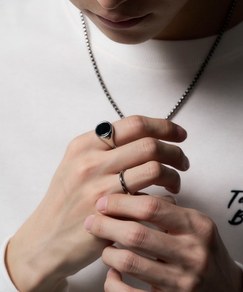 WEGO（ウィゴー）の「WEGO/【2点セット】シグネットリング（リング・メンズ・その他1/その他2/その他3/その他4/その他5・FREE）」の3枚目の写真