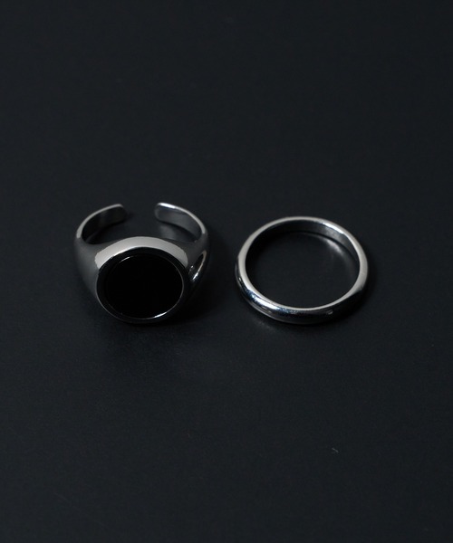 WEGO（ウィゴー）の「WEGO/【2点セット】シグネットリング（リング・メンズ・その他1/その他2/その他3/その他4/その他5・FREE）」の8枚目の写真