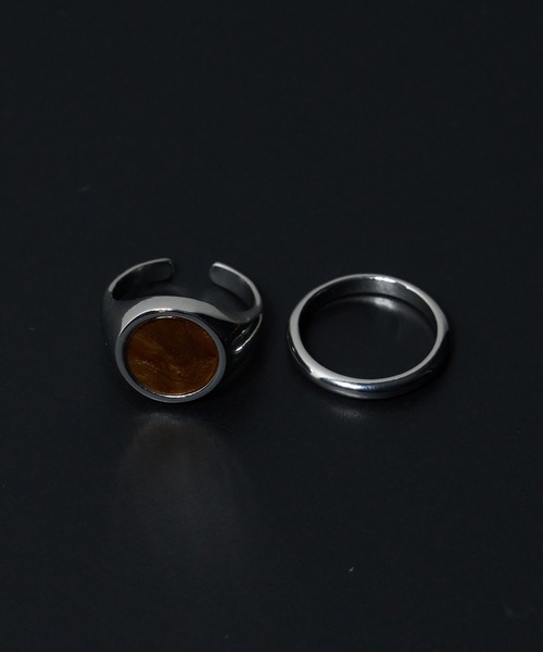 WEGO（ウィゴー）の「WEGO/【2点セット】シグネットリング（リング・メンズ・その他1/その他2/その他3/その他4/その他5・FREE）」の9枚目の写真