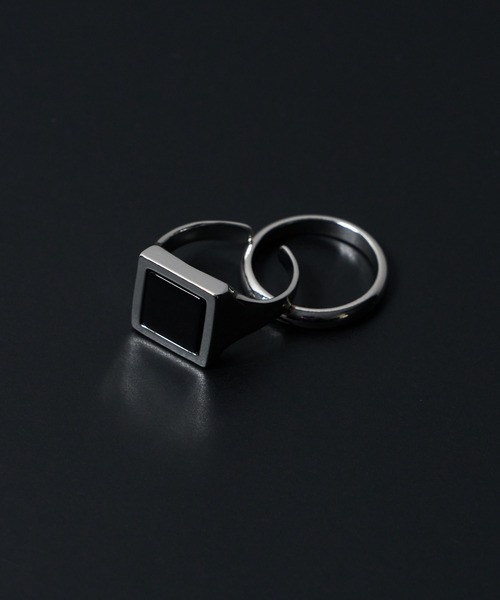 WEGO（ウィゴー）の「WEGO/【2点セット】シグネットリング（リング・メンズ・その他1/その他2/その他3/その他4/その他5・FREE）」の18枚目の写真