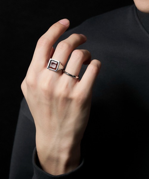 WEGO（ウィゴー）の「WEGO/【2点セット】シグネットリング（リング・メンズ・その他1/その他2/その他3/その他4/その他5・FREE）」の17枚目の写真