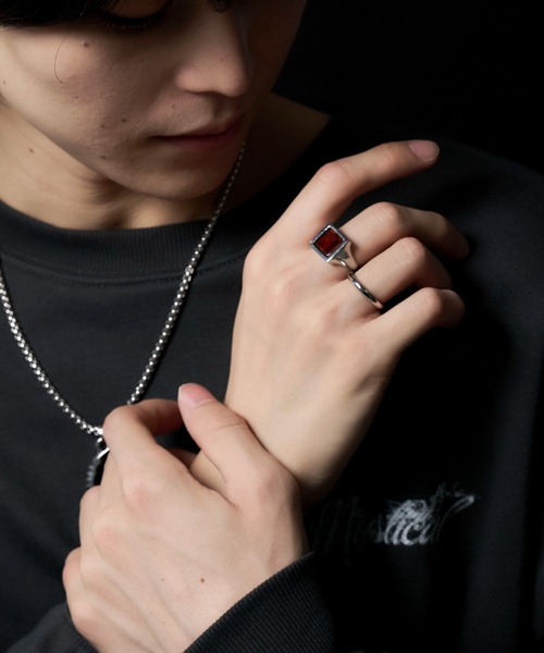 WEGO（ウィゴー）の「WEGO/【2点セット】シグネットリング（リング・メンズ・その他1/その他2/その他3/その他4/その他5・FREE）」の16枚目の写真