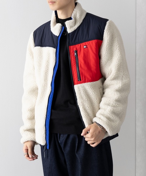 TOMMY HILFIGER(トミーヒルフィガー)の「【TOMMY HILFIGER】シェルパ フリース ジャケット 151AS573(その他アウター・メンズ・ネイビー/オフホワイト・S/M/L/XL)」の20枚目の写真