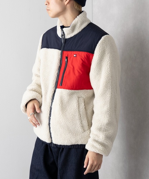 TOMMY HILFIGER(トミーヒルフィガー)の「【TOMMY HILFIGER】シェルパ フリース ジャケット 151AS573(その他アウター・メンズ・ネイビー/オフホワイト・S/M/L/XL)」の22枚目の写真
