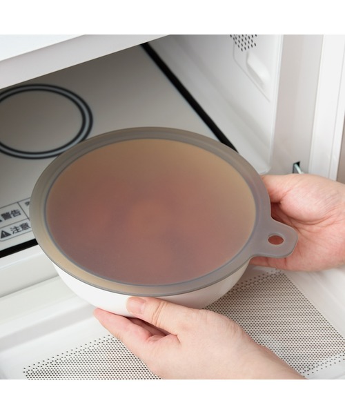 無印良品（ムジルシリョウヒン）の「レンジで使える　シリコーン蓋　中　約直径１８．５ｃｍ（キッチンツール・メンズ・その他・FREE）」の3枚目の写真