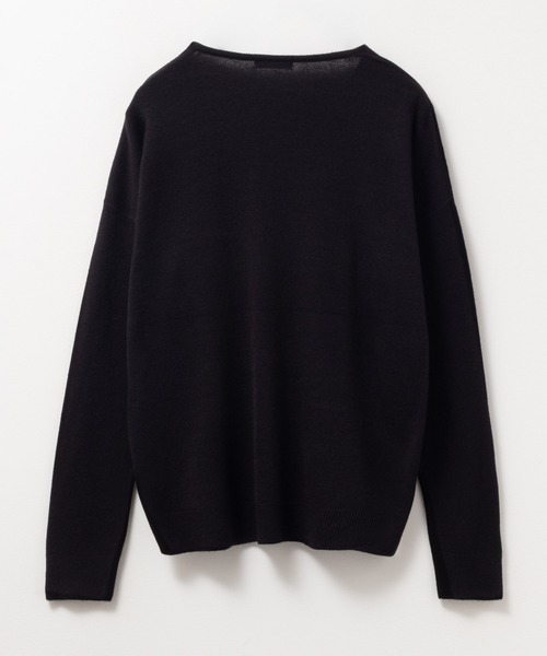 NAVY(ネイビー)の「nAvy 洗えるニット カシミヤタッチ Vネックプルオーバー(ニット/セーター・レディース・オレンジ系その他/グレイッシュベージュ/ブラック/ブルーグリーン・M/L)」の16枚目の写真