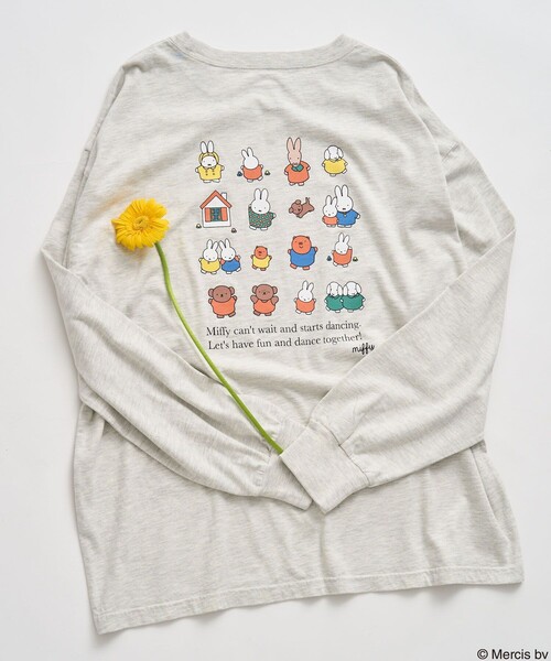tシャツ miffy トースト バッグプリントロンT/ミッフィー レディース FREAK'S STORE tシャツ miffy トースト バッグプリントロンT