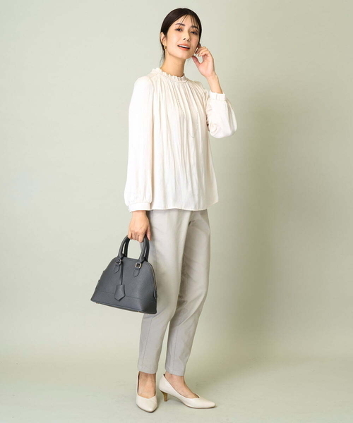 a.v.v（アーヴェヴェ）の「裏起毛ハイパーストレッチスリムパンツ（その他パンツ・レディース・ネイビー/チャコールグレー/グレー系その他/ブラック・34/38/42/40/36）」の9枚目の写真