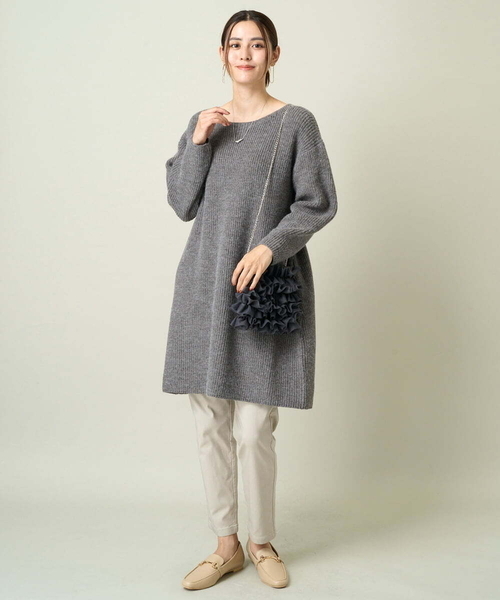 a.v.v（アーヴェヴェ）の「裏起毛ハイパーストレッチスリムパンツ（その他パンツ・レディース・ネイビー/チャコールグレー/グレー系その他/ブラック・34/38/42/40/36）」の14枚目の写真