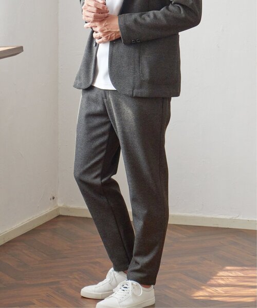 【セットアップ対応】GOKU楽ワークウールライクパンツ（その他パンツ）｜IKKA LOUNGE（イッカラウンジ）