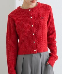 w closet | 【７色展開】ケーブル刺繍カーディガン(カーディガン/ボレロ)