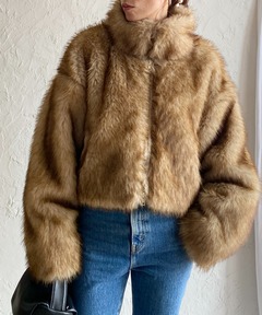 ファーショートコート（その他アウター）｜Kastane（カスタネ）の