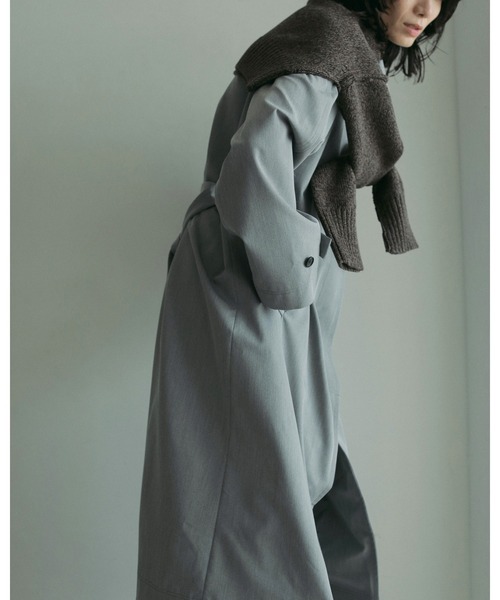 anuke(アンヌーク)の「Soutiencollar Raglan Coat(ステンカラーコート・レディース・ブラウン/グレー・36inch/38inch)」の6枚目の写真