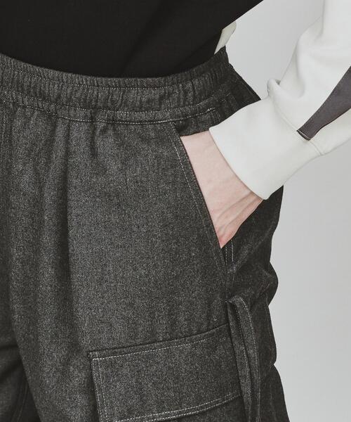 tk.TAKEO KIKUCHI（ティーケータケオキクチ）の「◆起毛テクニカルカーゴパンツ（カーゴパンツ・メンズ・チャコールグレー/ブラウン系その他/ブラック/ネイビー系2/グレー系2・01/02/03）」の9枚目の写真